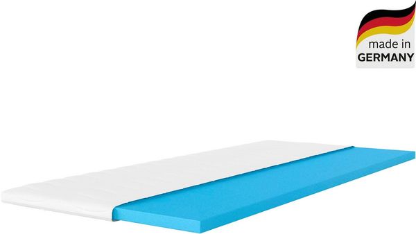 Älgdröm, Topper Tornby Topper 90x200 cm,180x200 cm, in 4 Härtegraden, 6 cm hoch, Kaltschaum, Matratze & Boxspringbett, Allergiker geeignet (Hausstauballergiker)