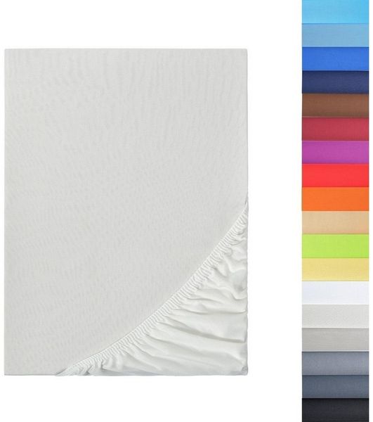 NatureMark - Mikrofaser SPANNBETTLAKEN zum Sparpreis! viele Größen und Farben Markenware (140x200-160x200 cm, Natur/Creme)