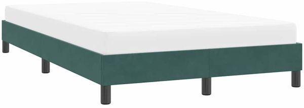 vidaXL Bettgestell ohne Matratze Dunkelgrün 120x210 cm Samt 4101352 Bild 4