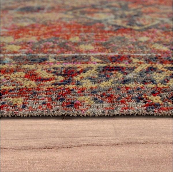 Paco Home Teppich Artigo 432, rechteckig, Höhe: 4 mm, Orient-Optik, Vintage Design, In- und Outdoor geeignet, Wohnzimmer