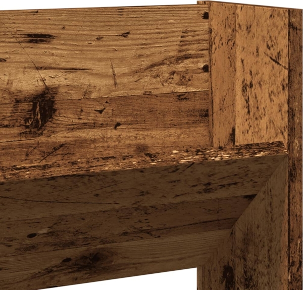 vidaXL Wand-Schuhregal Altholz-Optik 80x18x60 cm Holzwerkstoff 856542 Bild 7