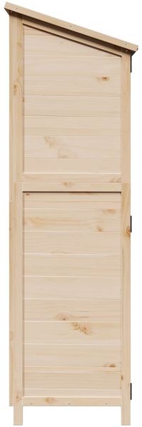 vidaXL Garten Shed Natur 59,5 x 56 x 176,5 cm Holzwerkstoff 42033444 Bild 5
