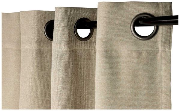 SCHÖNER WOHNEN-Kollektion Vorhang COAST Ösenvorhang (1 St), Öse, Polyester, 140 x 250 cm in Beige