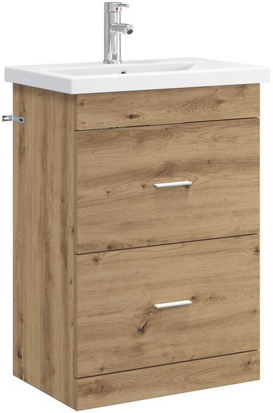 vidaXL Badezimmermöbel-Set Artisan-Eiche 61 x 40 x 84,5 cm 3404373 Bild 2