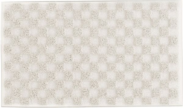 OTTO home Badematte Naala, Badvorleger, Badezimmer Teppich, sehr weich, Höhe 20 mm, rutschhemmend beschichtet, fußbodenheizungsgeeignet, schnell trocknend, Polyester, rechteckig, Karo-Muster, auch als 2-teiliges Set erhältlich, Made in Europe