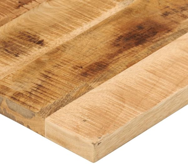 vidaXL Tischplatte 90x60x2,5 cm Rechteckig Raues Massivholz Mango 371332 Bild 6