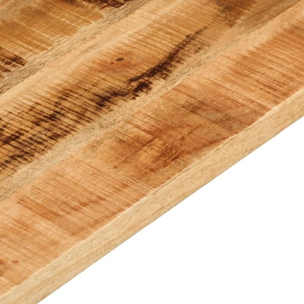 vidaXL Tischplatte 90x60x2,5 cm Rechteckig Raues Massivholz Mango 371332 Bild 7