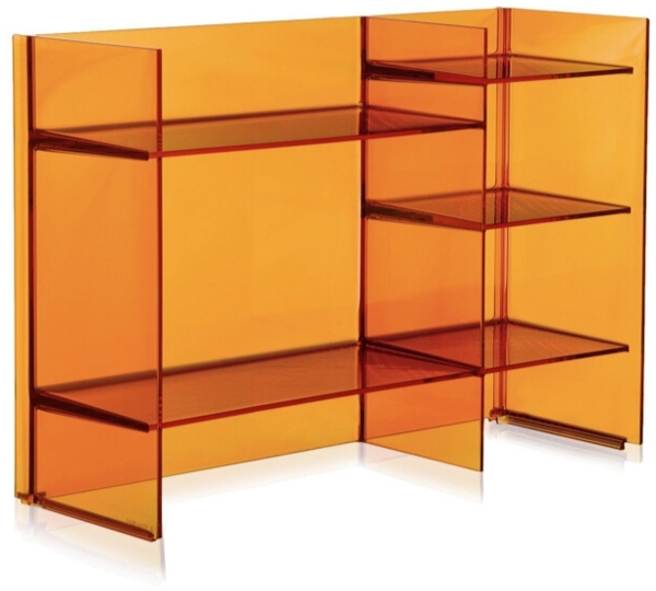 Kartell Sound-Rack, Bambus, Amber, 26 x 53 x 75 cm