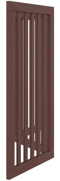 vidaXL 3-tlg. Hundetor Faltbar Braun 150 cm Pappelholz 352262 Bild 5