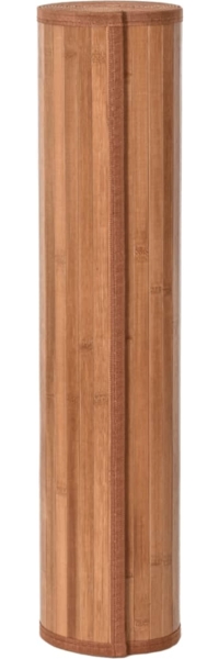vidaXL Teppich Rechteckig Natur 60x1000 cm Bambus 376859
