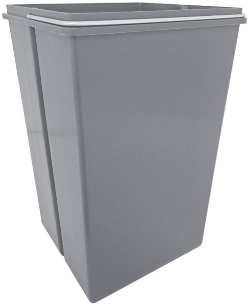 WESCO Ersatzeimer 15 L für Abfallsammler DOUBLE-BOY 410 X / 300-2, alugrau (Art.-Nr. 8011912)