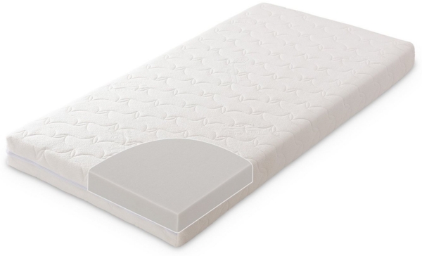 FabiMax Kinderbett Hausbett Schlafmütze 140 x 70 cm Liegefläche, weiß lackiert, Kiefernholz massiv, Gitterbett, Umbaubar zum Juniorbett Bild 2