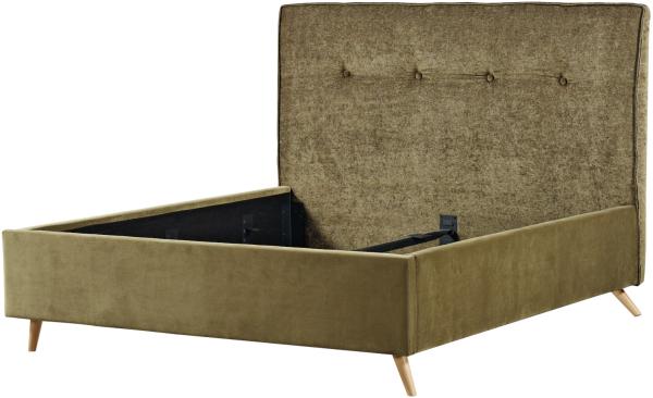 Bed Box Polsterbettrahmen Köln mit hohem Kopfteil 160x210 cm