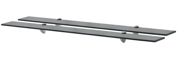 vidaXL Schwebende Regale 2 Stk. Glas 100x10 cm 8 mm [3051509]