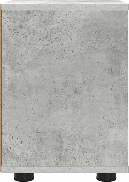 vidaXL Nachttische 2 pcs Beton Grau 30,5 x 30 x 43 cm Holzwerkstoff 888804 Bild 7