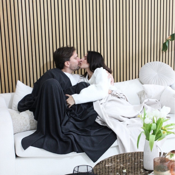 Wohndecke Sommerdecke, Überdecke aus Baumwolle, blanketino, pflegeleichte Sofadecke, Made in Germany, 150x210 cm Bild 3