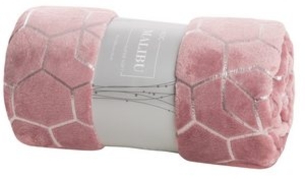 Wohndecke MALIBU 150 x 200 cm – superweich & stilvoll, Eurofirany, Decke mit modernem Wabenmuster und glänzendem Effekt Bild 6