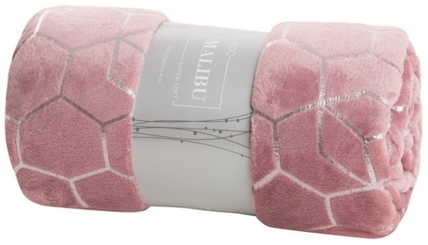 Wohndecke MALIBU 150 x 200 cm – superweich & stilvoll, Eurofirany, Decke mit modernem Wabenmuster und glänzendem Effekt Bild 4