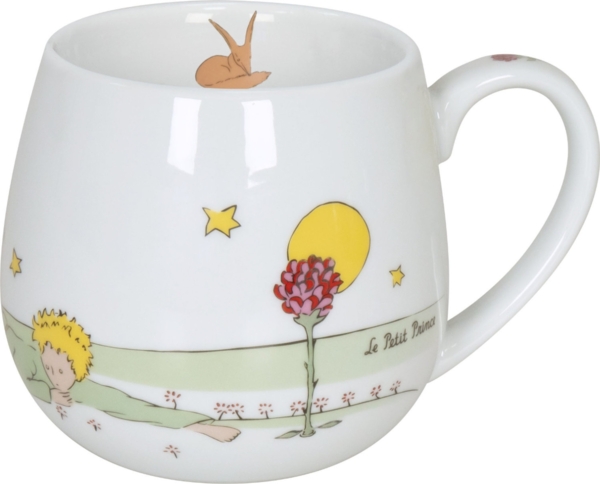 KÖNITZ 1111431599 Kuschelbecher DER KLEINE PRINZ - Freundschaft - 400 ml Porzellan / Motivbecher