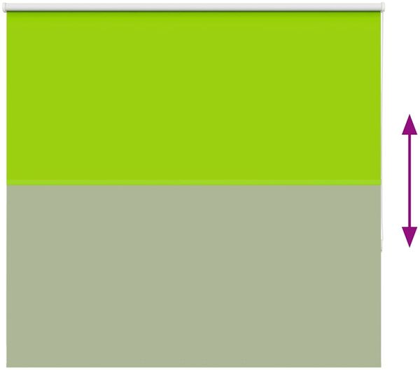vidaXL Verdunkelungsrollo Grün 145x175cm Stoffbreite 141,6cm Polyester 4011293 Bild 9
