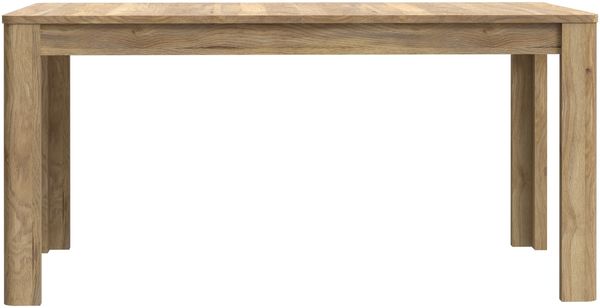 Kulissen-Esstisch >BREATHTAKER< ausziehbar 206,6cm, Mauvella Eiche Dekor - 160/206,6x72,7x90,4 (BxHxT)