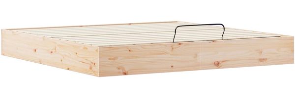 vidaXL Ottoman Bettgestell mit Stauraum Natur 200 x 200 cm 3418798 Bild 4