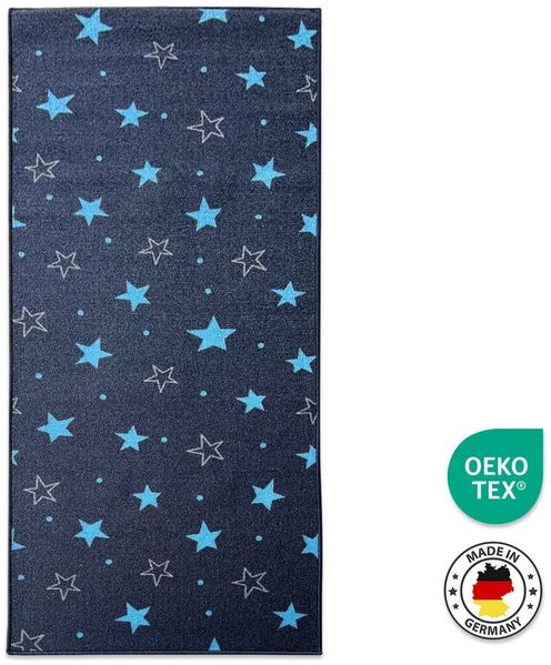Karat Kinderteppich Teppichläufer Dots&Stars, Robust und Pflegeleicht, In zwei Designs