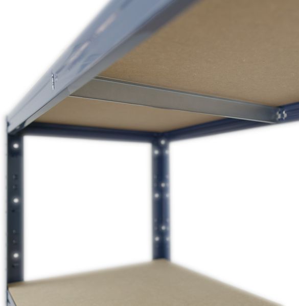 shelfplaza HOME 230x100x50 cm Schwerlastregal in blau mit 7 Böden und 125 kg Traglast pro Boden Bild 2