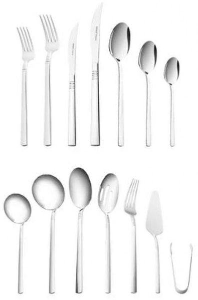 Karaca Besteck-Set Karaca Nil Elegance Besteckset für 12 Personen, 91 Teilig