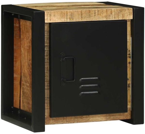 vidaXL Badezimmerschrank Braun 40 x 30 x 40 cm Massivholz Mango 4013615