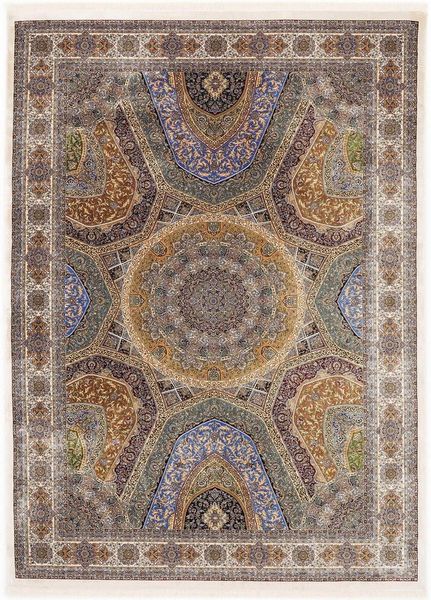 OCI DIE TEPPICHMARKE Teppich SILK LINE SHAH ABBAS, rechteckig, Höhe: 5 mm, Wohnzimmer