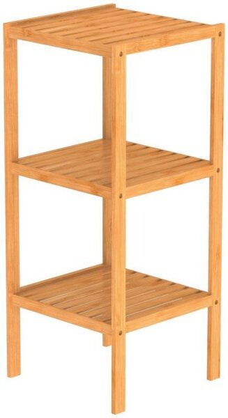 EISL Badregal mit 3 Fächern Bambus 34x33x80 cm 438815 Bild 4