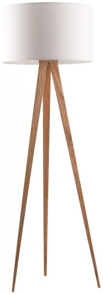 Zuiver Tripod Stehlampe Holz | Skandinavisches Design in Weiß