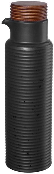 ASA Selection Black KitchenArt Essig und Ölflasche L 6,5 cm B 6,5 cm H 22 cm
