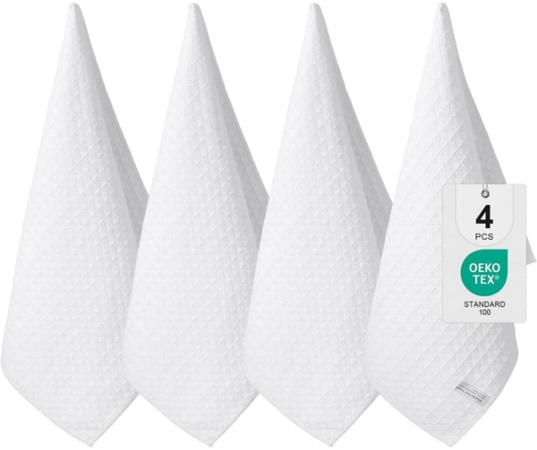 Microfasertücher 4er-Set Saugfähige Fusselfrei Küchentücher 40x70cm