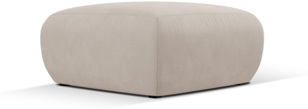 Micadoni Hocker Molino Medium Strukturierter Stoff Beige Bild 2