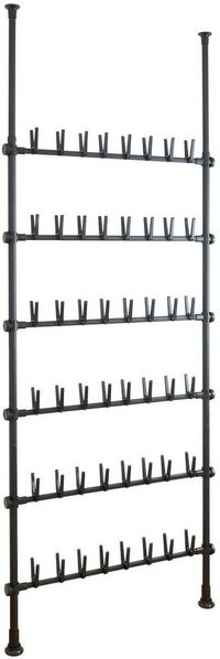 Teleskop-Schuhständer HERKULES, H. 165-300 cm, schwarz, WENKO