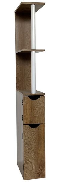 HTI-Living Raumteilerregal Raumteilerregal 118 cm Thekla Eiche, Stück 1-tlg, Beistellschrank Nischenregal