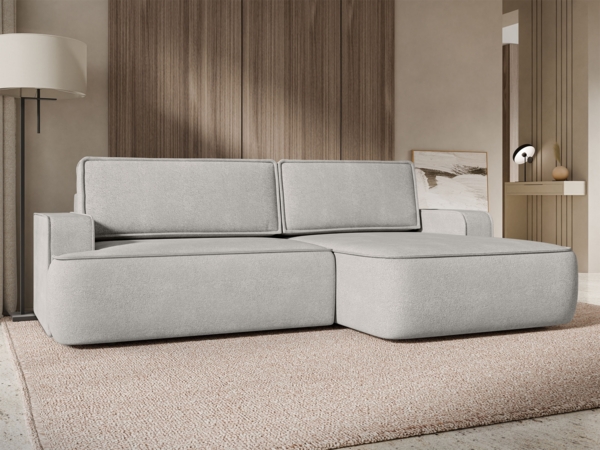 Ecksofa Mrowin (Farbe: Velo 633, Seite: Rechts) Bild 1