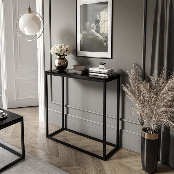 Lookway Konsolentisch MODERN HOCHGLANZ – eleganter Tisch für Wohnzimmer und Flur (1x Konsole), Breite: 80/100 cm