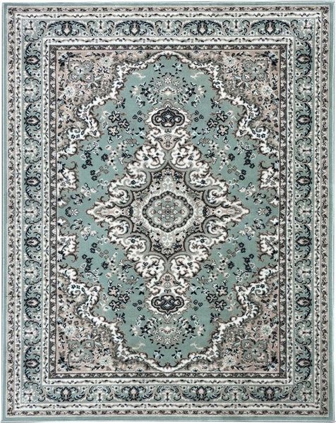 my home Teppich Oriental, Made in Belgium, rechteckig, Höhe: 7 mm, Orient-Optik, mit Bordüre, Teppich, Kurzflor, Weich, Kundenliebling