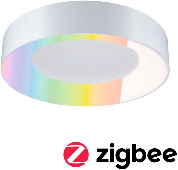 LED Deckenleuchte Smart Home Zigbee 3.0 Casca IP44 RGBW+ 1750lm 230V 20W dimmbar Weiß matt