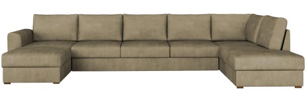 Ecksofa Wilma Large für große Räume, 2 Bettkasten und Schlaffunktion (Zetta 291, Seite: Rechts)