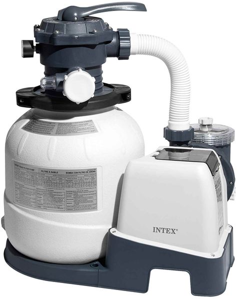 INTEX 26656GS Krystal Clear Sandfilterpumpe mit WLAN 7,9 m³/h 32.000 l 42035618