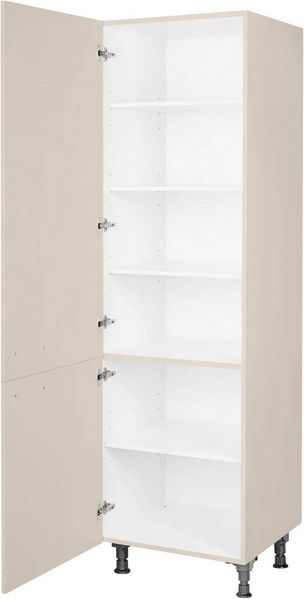 nobilia® Hochschrank "Laser", Ausrichtung wählbar, mit zwei Türen, vormontiert, Breite/Höhe: 60/216,6 cm