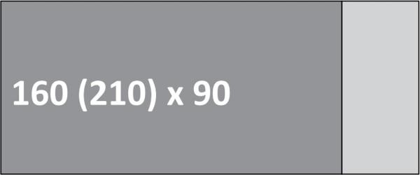 Ausziehbarer Esstisch Fano 1XL Kernbuche massiv lackiert 160-210 cm Bild 1