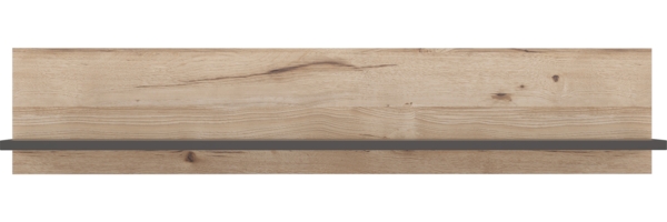 FORTE Como Wandpaneel, Holzwerkstoff, Grau/Braun/Braun, 149,8 x 28,5 x 21,5 cm Bild 1