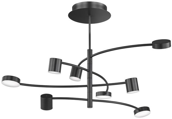 LED Deckenlampe, Metall, 8 Flammig, LxB 100cm, WARIS