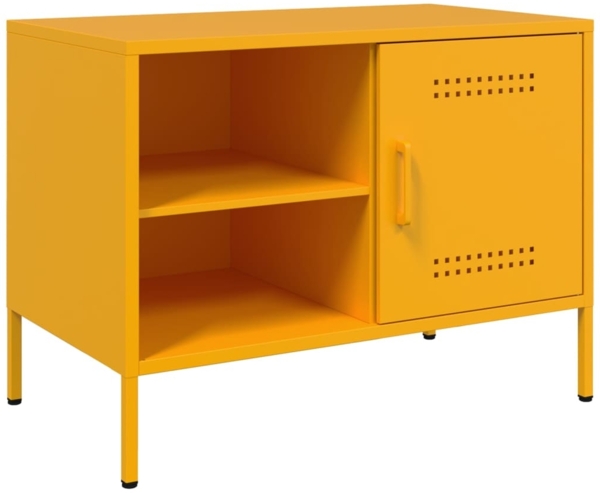 vidaXL TV-Schrank Senfgelb 68x39x50,5 cm Stahl 843000