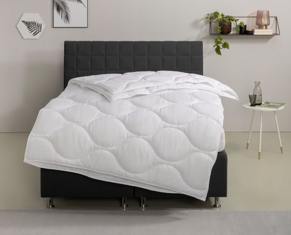 OTTO home Microfaserbettdecke Angly, Bettdecke 135x200 cm und 155x220 cm, Füllung: Polyester, Bezug: Polyester, Bettdecken, Sommer, Winter, Decke, Allergiker geeignet (Hausstaub)
